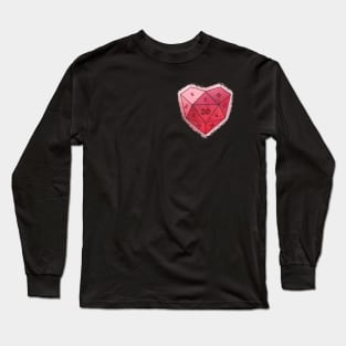 D20 Crystal Heart Long Sleeve T-Shirt
